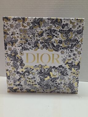 Dior Floral Gift Box - White, Black & Gold Accents